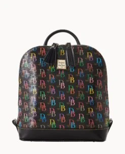 DB75 Multi Domed Backpack Black -Dooney & Bourke B2263G 5SBLPABL 1