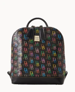 DB75 Multi Domed Backpack Black -Dooney & Bourke B2263G 5SBLPABL 2