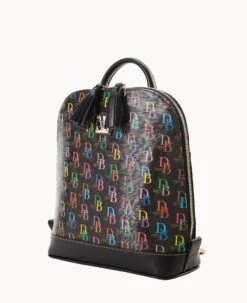 DB75 Multi Domed Backpack Black -Dooney & Bourke B2263G 5SBLPABL ALT1 1
