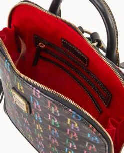 DB75 Multi Domed Backpack Black -Dooney & Bourke B2263G 5SBLPABL ALT2