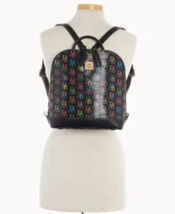 DB75 Multi Domed Backpack Black -Dooney & Bourke B2263G 5SBLPABL ALT4