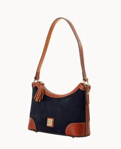 Suede Shoulder Bag Navy -Dooney & Bourke B2264G SUNVPATN ALT1 1