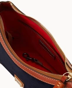 Suede Shoulder Bag Navy -Dooney & Bourke B2264G SUNVPATN ALT2 1