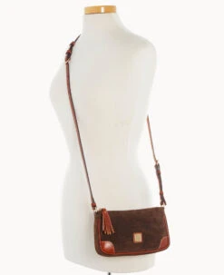Suede Slim Crossbody Brown Tmoro -Dooney & Bourke B2270G SUBMPATN ALT4
