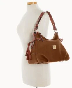Pebble Grain Hobo Bark -Dooney & Bourke B2272G AWBFPATN ALT4 1