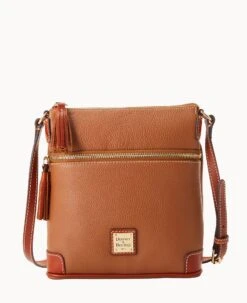 Pebble Grain Small Tassel Crossbody Black Black -Dooney & Bourke B2276G AWCAPATN