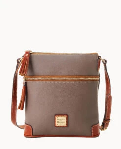 Pebble Grain Small Tassel Crossbody Black Black -Dooney & Bourke B2276G AWELPATN