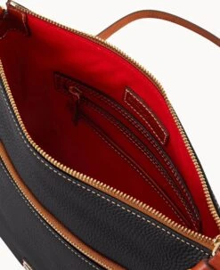 Pebble Grain Large Tassel Crossbody Black 19 Pebble Grain Large Tassel Crossbody Black -Dooney & Bourke B2278G AWBLPATN ALT2 1