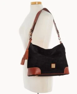 Suede Large Sac Black -Dooney & Bourke B2282G SUBLPATN ALT4 1