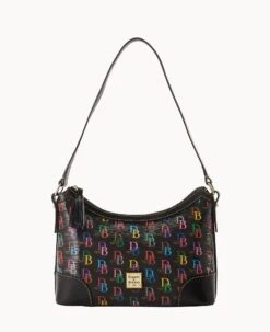 DB75 Multi Large Shoulder Bag Black 21 DB75 Multi Large Shoulder Bag Black -Dooney & Bourke B2289G 5SBLPABL 2