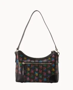 DB75 Multi Large Shoulder Bag Black 19 DB75 Multi Large Shoulder Bag Black -Dooney & Bourke B2289G 5SBLPABL ALT3 1