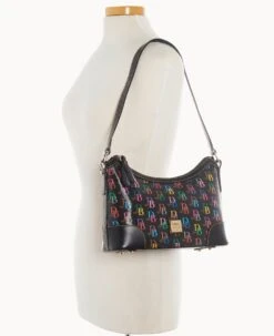 DB75 Multi Large Shoulder Bag Black 15 DB75 Multi Large Shoulder Bag Black -Dooney & Bourke B2289G 5SBLPABL ALT4
