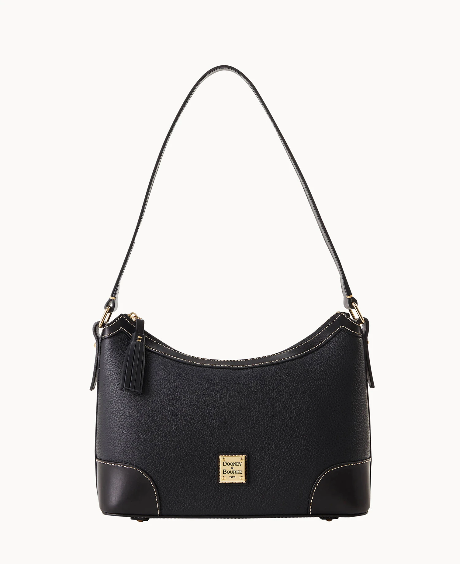 Pebble Grain Large Shoulder Bag Caramel 11 Pebble Grain Large Shoulder Bag Caramel - Image 11