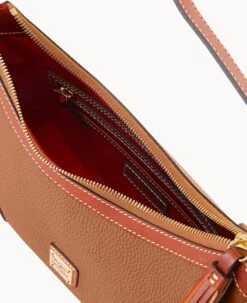 Pebble Grain Large Shoulder Bag Caramel 17 Pebble Grain Large Shoulder Bag Caramel -Dooney & Bourke B2289G AWCAPATN ALT2