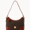 Gretta Large Shoulder Bag Brown Tmoro