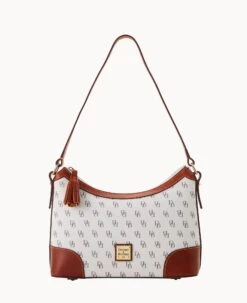 Gretta Large Shoulder Bag Brown Tmoro -Dooney & Bourke B2289G NGBOPATN