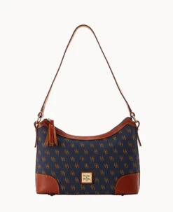 Gretta Large Shoulder Bag Brown Tmoro -Dooney & Bourke B2289G NGNVPATN