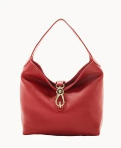 Pebble Grain Logo Lock Sac Red -Dooney & Bourke B2308G 9PRD9PRD 1