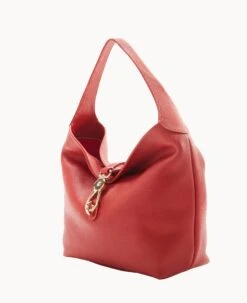 Pebble Grain Logo Lock Sac Red -Dooney & Bourke B2308G 9PRD9PRD ALT1 1