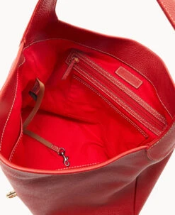 Pebble Grain Logo Lock Sac Red -Dooney & Bourke B2308G 9PRD9PRD ALT2
