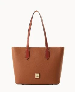 Pebble Grain Tote Caramel -Dooney & Bourke B2320G AWCAPATN 1