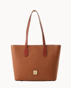 Pebble Grain Tote Caramel -Dooney & Bourke B2320G AWCAPATN 2