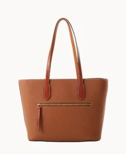 Pebble Grain Tote Caramel -Dooney & Bourke B2320G AWCAPATN ALT3 1