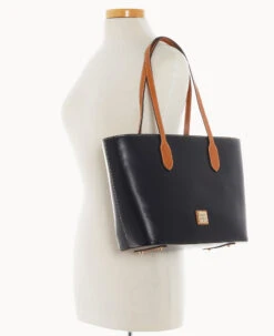 Wexford Leather Tote Black -Dooney & Bourke B2320G JKBLPANA ALT4