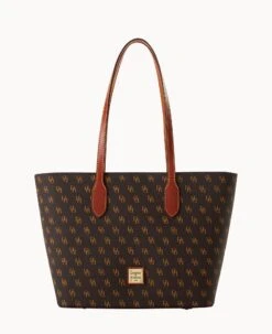 Gretta Tote Brown Tmoro 24 Gretta Tote Brown Tmoro -Dooney & Bourke B2320G NGBMPATN 1