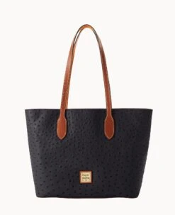 Ostrich Tote Black -Dooney & Bourke B2320G OTBLPAKR 1