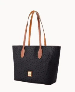 Ostrich Tote Black -Dooney & Bourke B2320G OTBLPAKR ALT1 1