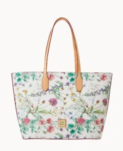 Botanical Collection Large Tote White -Dooney & Bourke B2321G BZWHSVNA 2