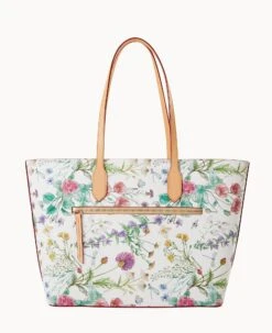 Botanical Collection Large Tote White -Dooney & Bourke B2321G BZWHSVNA ALT3 1