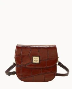 Denison Saddle Bag Cognac -Dooney & Bourke B2323G 8DCGPABM 1