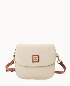 Pebble Grain Saddle Bag Wine 33 Pebble Grain Saddle Bag Wine -Dooney & Bourke B2323G AWBOPATN