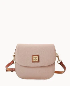 Pebble Grain Saddle Bag Wine 39 Pebble Grain Saddle Bag Wine -Dooney & Bourke B2323G AWOYPATN