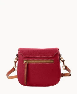 Pebble Grain Saddle Bag Wine 23 Pebble Grain Saddle Bag Wine -Dooney & Bourke B2323G AWWNPATN ALT3