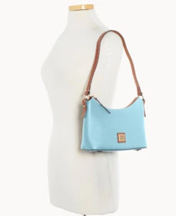 Pebble Grain Baguette Caribbean Blue -Dooney & Bourke B2324G AWYTPATN ALT4