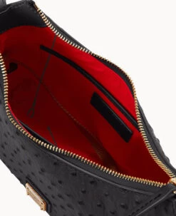 Ostrich Baguette Black -Dooney & Bourke B2324G OTBLPABL ALT2