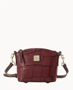 Denison Mini Domed Crossbody Bordeaux -Dooney & Bourke B2325G 8DBXPABM 2