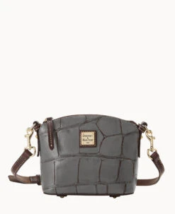 Denison Mini Domed Crossbody Bordeaux -Dooney & Bourke B2325G 8DSMPABM