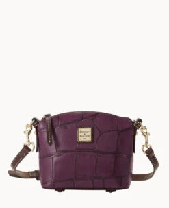 Denison Mini Domed Crossbody Bordeaux -Dooney & Bourke B2325G 8DXPPABM
