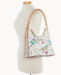 Botanical Collection Hobo White -Dooney & Bourke B2326G BZWHSVNA ALT4