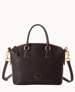 Florentine Domed Satchel Brown Tmoro