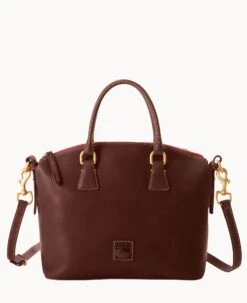 Florentine Domed Satchel Brown Tmoro 34 Florentine Domed Satchel Brown Tmoro -Dooney & Bourke B2327D SCCSSCCS