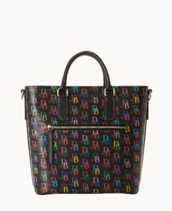DB75 Multi Editor's Tote Black -Dooney & Bourke B2328G 5SBLPABL ALT3 1