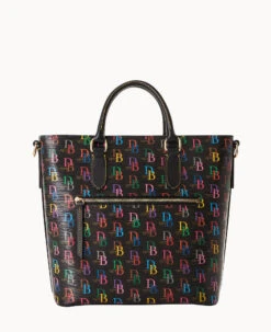 DB75 Multi Editor's Tote Black -Dooney & Bourke B2328G 5SBLPABL ALT3