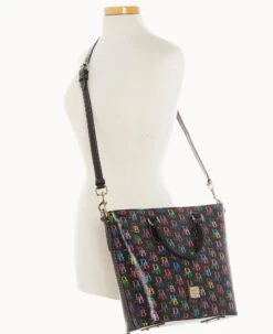 DB75 Multi Editor's Tote Black -Dooney & Bourke B2328G 5SBLPABL ALT4 1