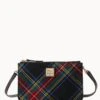Tartan Large Bella Crossbody Black