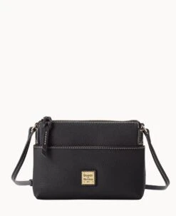Pebble Grain Katie Crossbody Black -Dooney & Bourke B2340G AWBLPABL